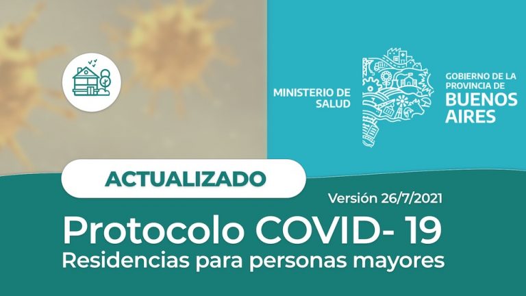 visitas a Geriatricos en 2021 Pandemia COVID-19