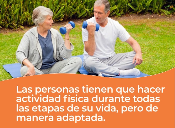 Personas mayores tienen que hacer actividad física durante la vida