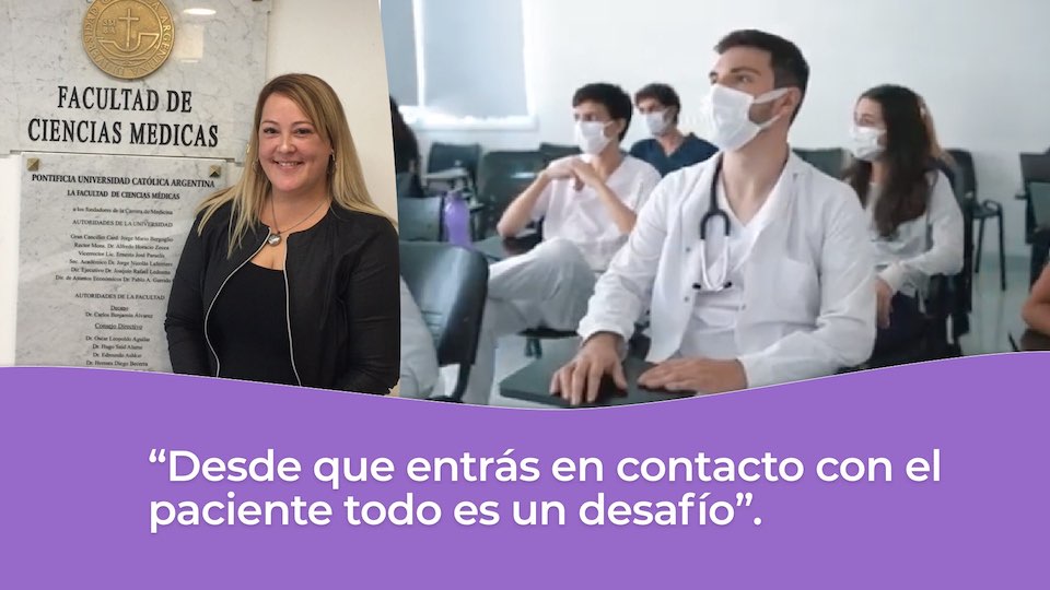 Estudiar enfermería en la UCA (Universidad Católica Argentina), conozca a la directora de enfermeros y enfermeras en los geriátricos de CABA.
