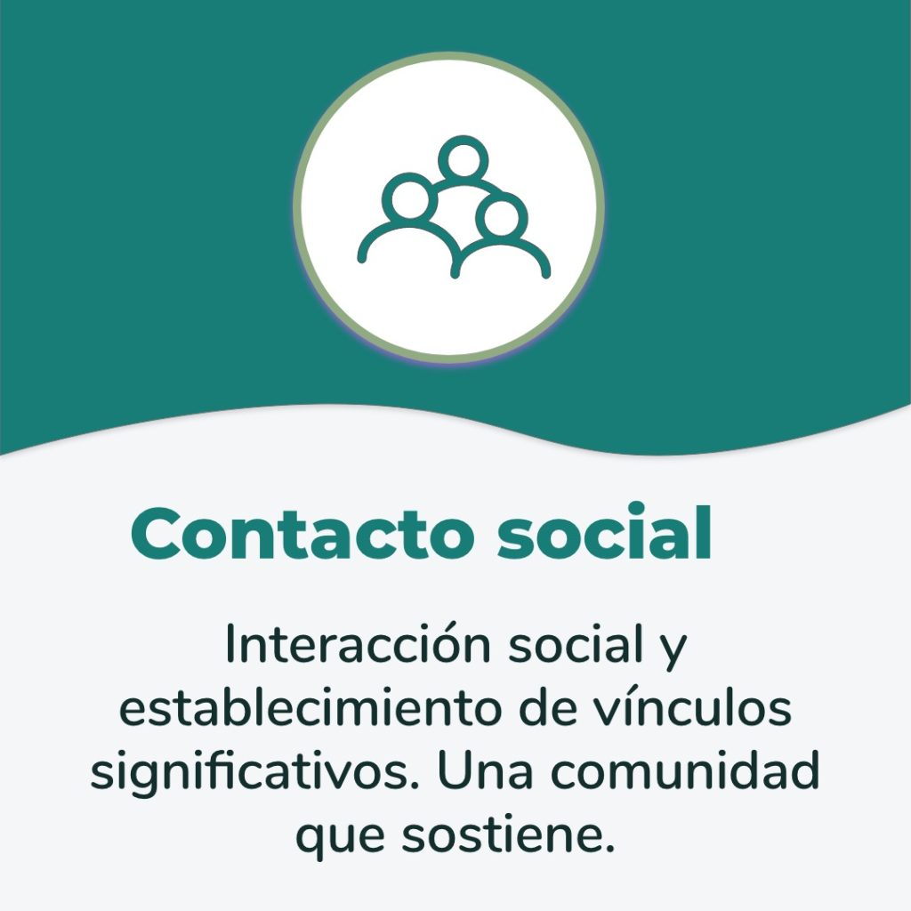 Contacto social - beneficio de un geriatrico