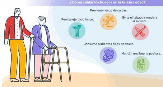 Cuidado de los huesos en la 3ra edad