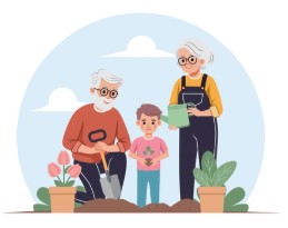 cultivando el jardin en flia