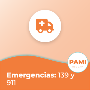 Portada de la guía de PAMI: Emergencias: 139, 911 y de viaje