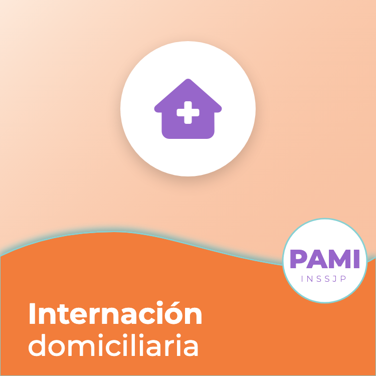 Portada de la guía de PAMI: Internación domiciliaria