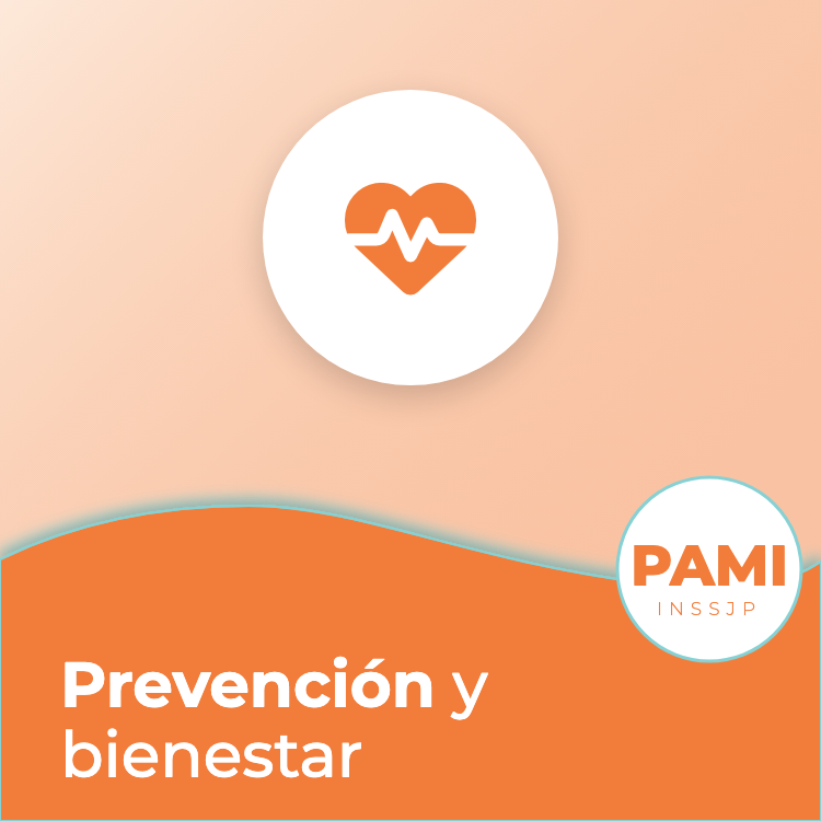 Portada de la guía de PAMI: Prevención y bienestar