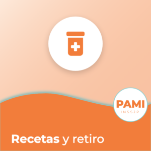 Portada de la guía de PAMI: Receta electrónica y retiro (también por un familiar)