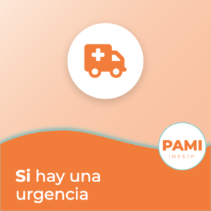 Portada de la guía de PAMI: Si hay una urgencia