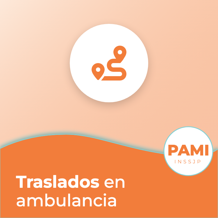 Portada de la guía de PAMI: Traslados programados en ambulancia
